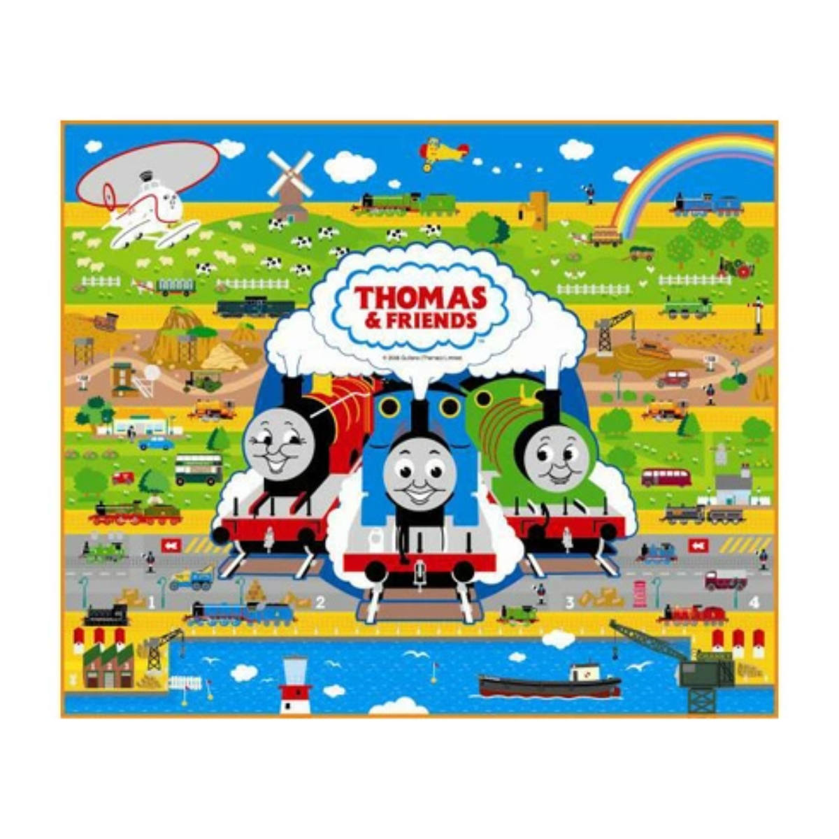 レジャーシート LL きかんしゃトーマス 子供用 キャラクター （ ピクニックシート レジャーマット ）