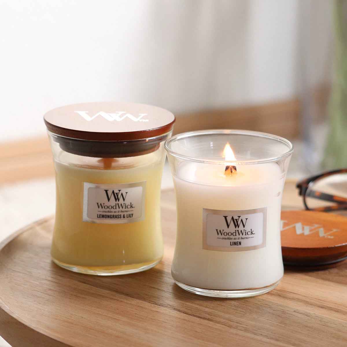 カメヤマキャンドル アロマキャンドル ウッドウィック WoodWick ジャー