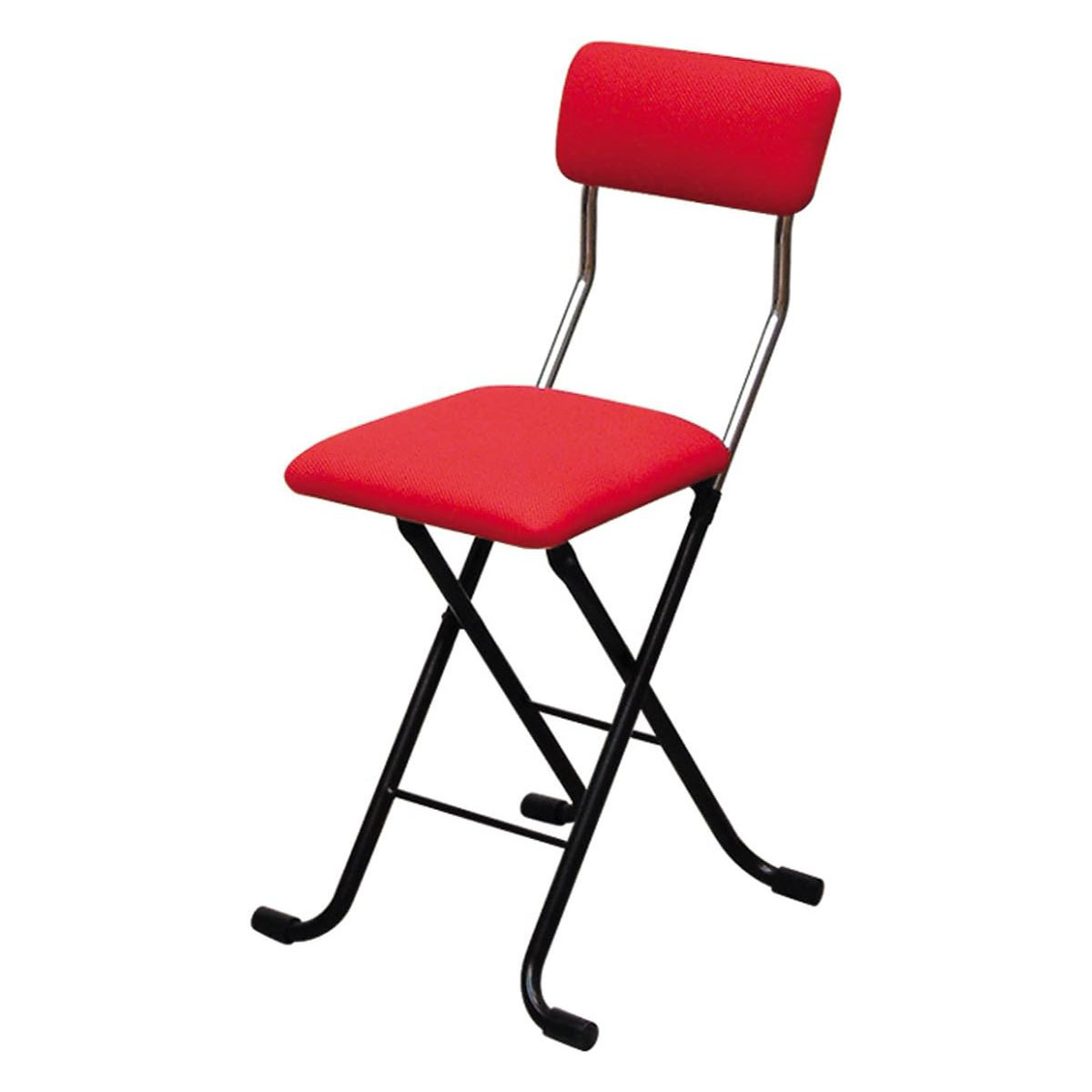 折りたたみ椅子 4脚セット 折りたたみ チェア フォールディングチェア Jメッシュチェア 椅子 イス 日本製 （ 背もたれ付き パイプ椅子 完成品 ）｜interior-palette｜05