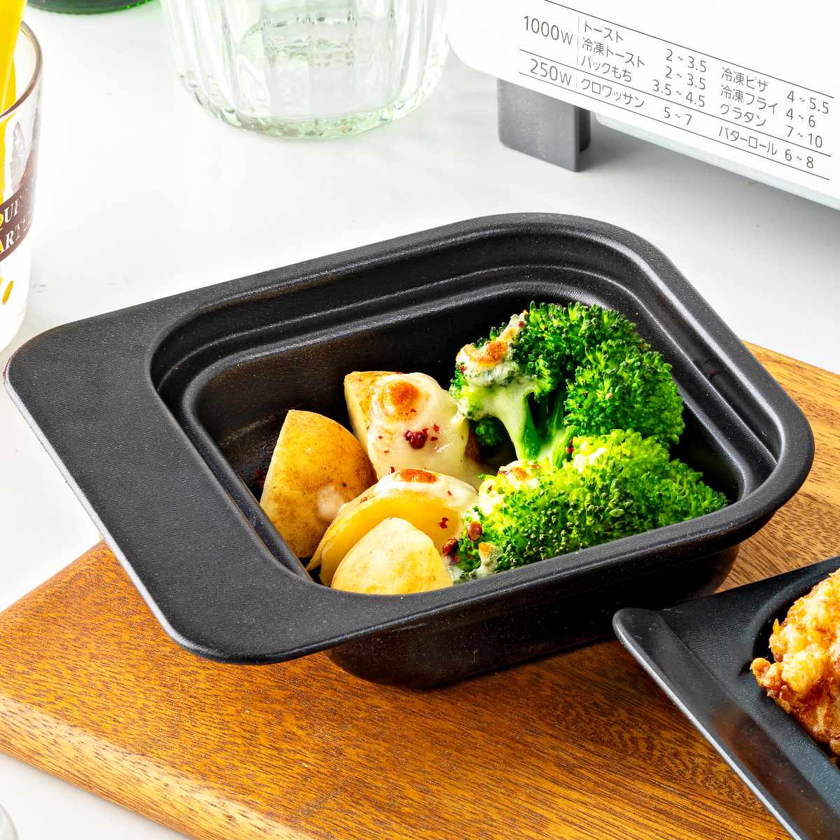 新品・純正品】東芝 オーブン角皿 2枚・深皿・焼き網セット クッキング