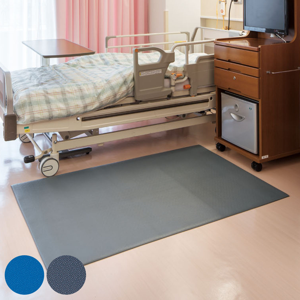 クッションマット 61×91cm ケアソフト クッションキング （ 山崎産業 コンドル クッション マット 0.9cm厚 滑り止め 防滑 ）