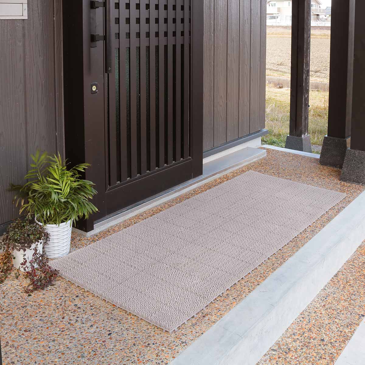 山崎産業 人工芝 ジョイント 若草ユニット 本体 30×30cm 60枚セット EV