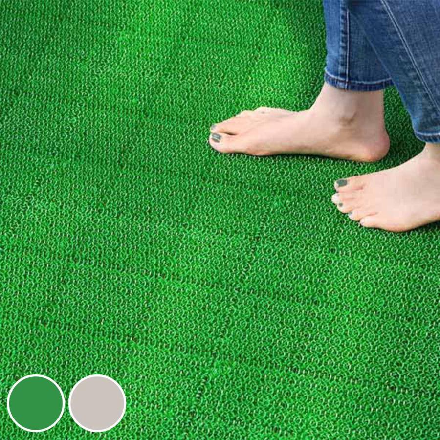 山崎産業 人工芝 ジョイント 若草ユニット 本体 30×30cm 60枚セット EV