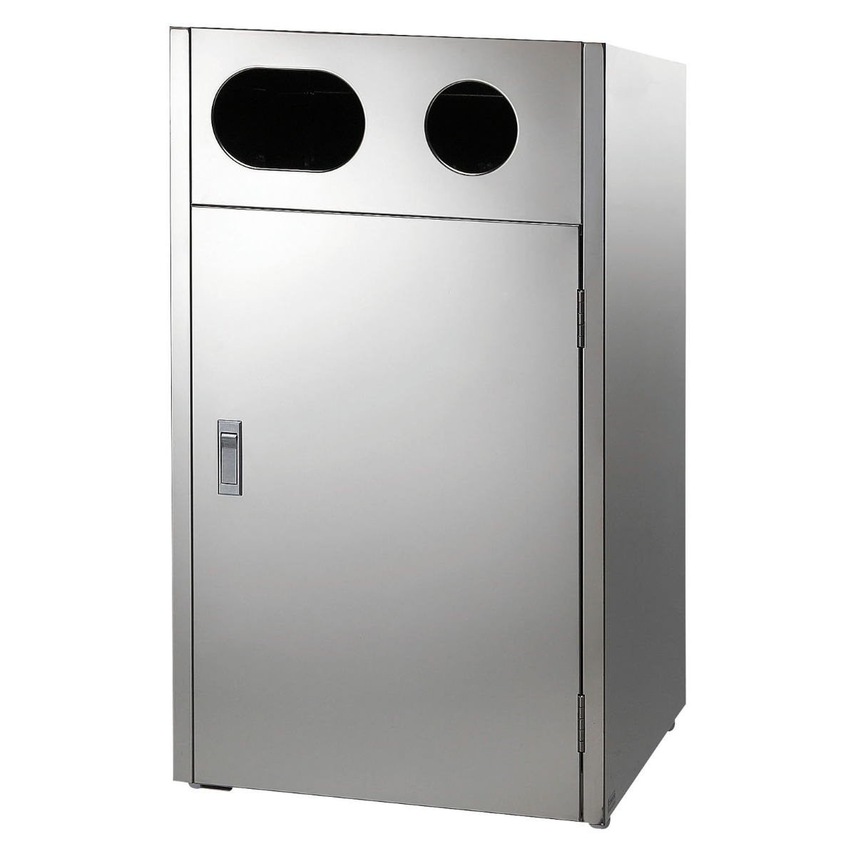 屋外用ゴミ箱 業務用ダストボックス 50L 25L×2 2種分別 リサイクルボックス MT L9 （ 法人限定 山崎産業 コンドル 分別ゴミ箱 50リットル ゴミ箱 2分別 ）
