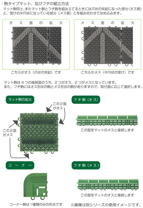 玄関マット 屋外 業務用 コーナー 7.5×7...の詳細画像3