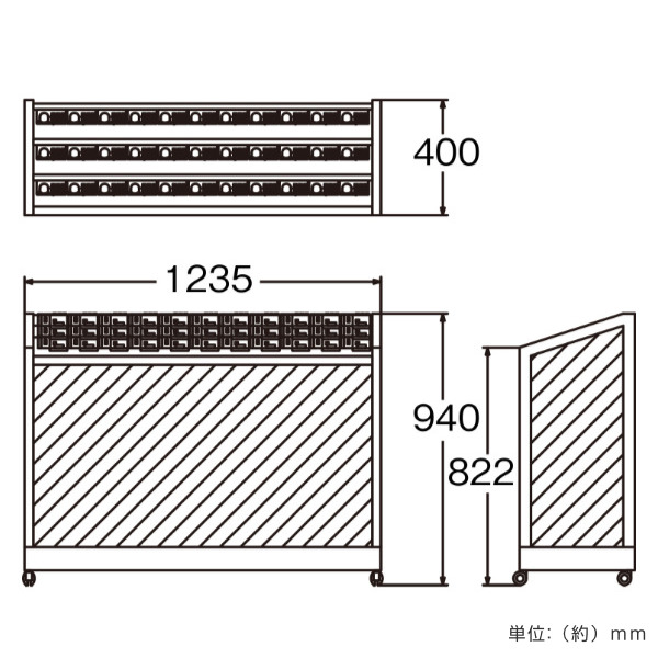 (法人限定) 傘立て 業務用 33本立て ダイ...の詳細画像3
