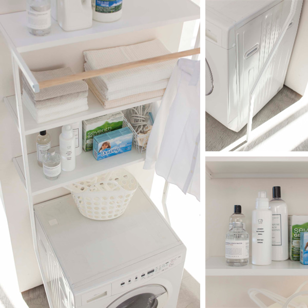 tower 山崎実業 立て掛けランドリーシェルフ タワー （ 4903208024822