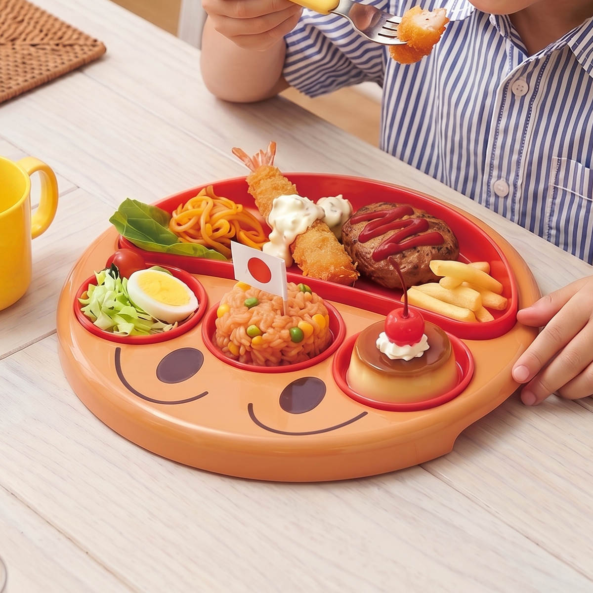LEC（レック） 食器 4点セット アンパンマン まいにち食器セット