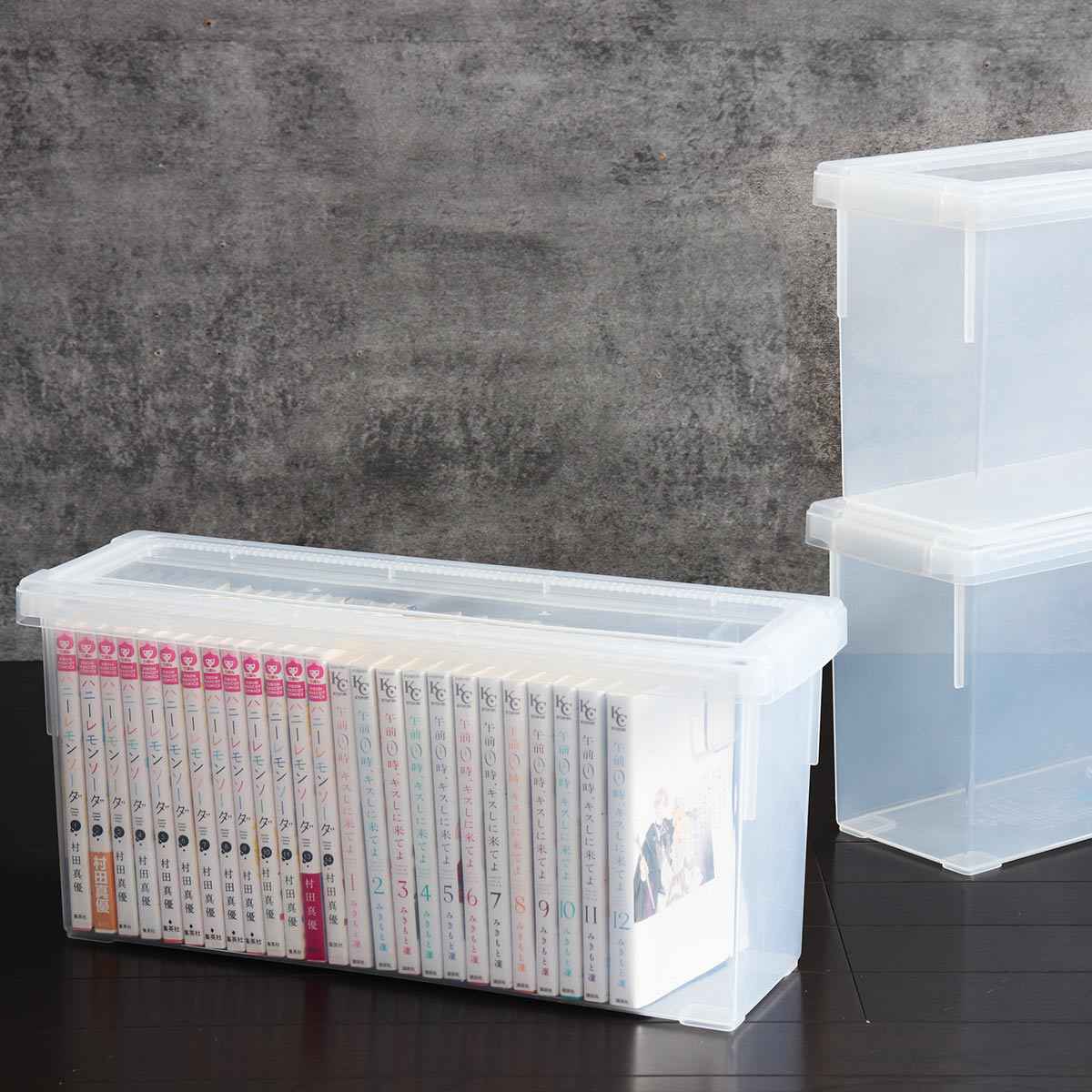 (いれと庫)  新品　ビデオ.新書用収納箱　14個セットまとめ売り いれと庫 ビデオ・新書収納ケース ビデオ・新書用 （ 収納ケース 収納