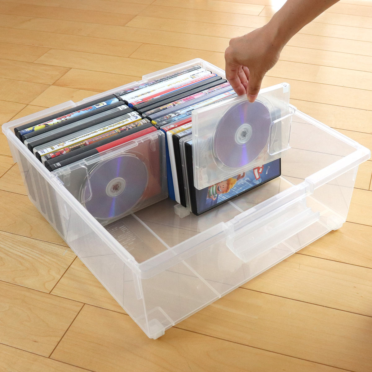 いれと庫 DVD収納ケース DVD用 ワイド （ 収納ケース 収納ボックス