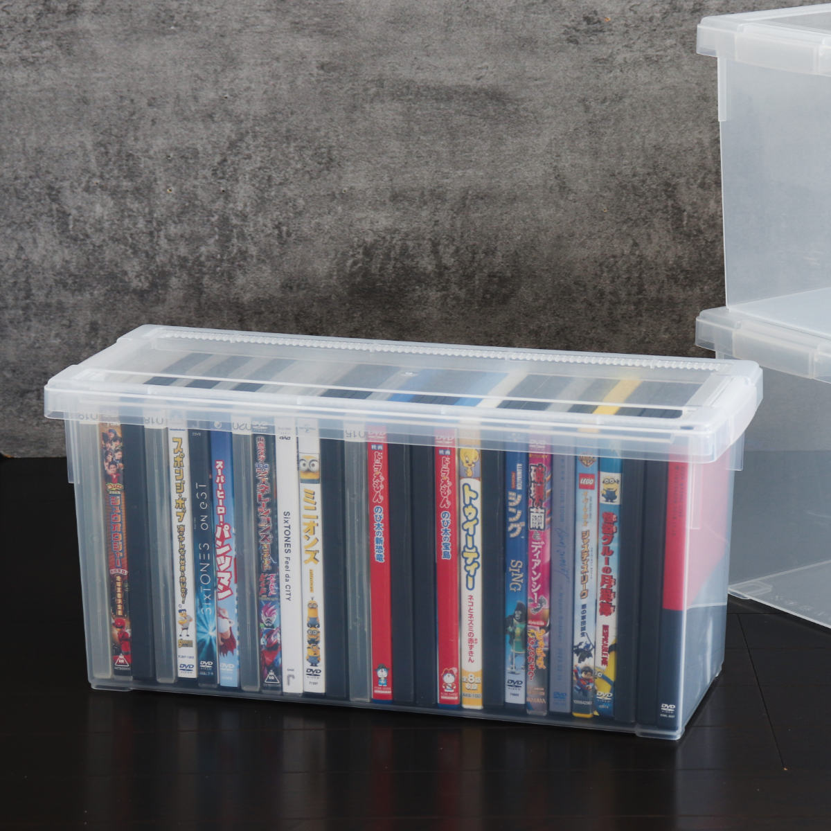 DVDディスク収納ケースと映画ディスク Amazon.co.jp: Negrew DVD収納 CD 透明 収納ケース 透明窓 ラベル