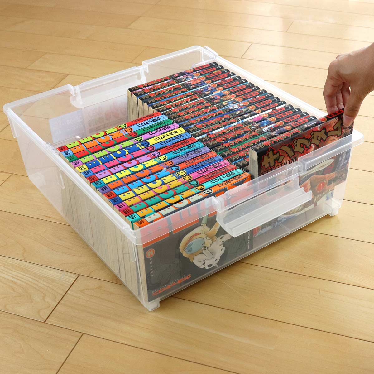 いれと庫 コミック収納ケース コミック本用 ワイド 2個セット （ 収納