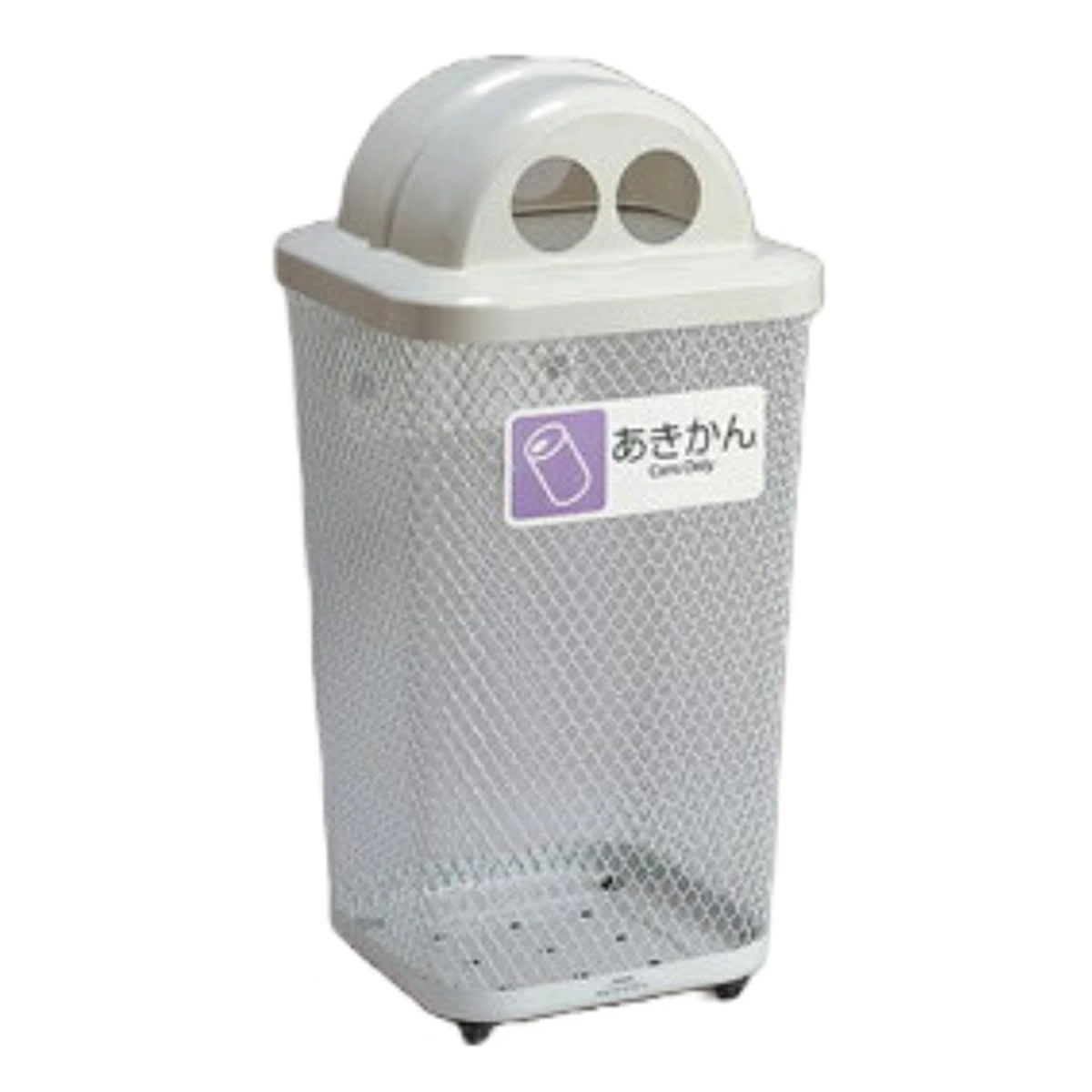 屋外用ゴミ箱 103L 分別グランドコーナー 角型 フタ付き 空き缶用 （ 法人限定 ごみ箱 屋外用 大型 ふた 蓋 フタ 付き ダストボックス 空き缶 ）