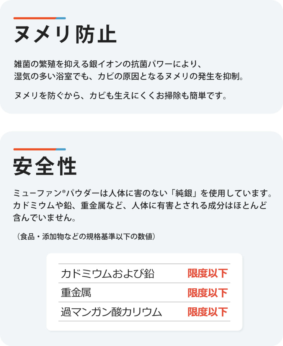 風呂ふた 折りたたみ 65×149cm 銀イオン配合 特注 別注 （ ふろふた 風呂蓋 風呂フタ ミューファン 日本製 ）の画像
