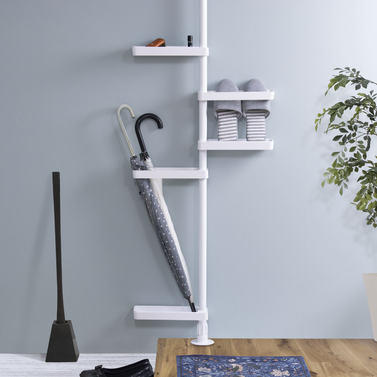 突っ張り ラック つっぱり式スリムラック （ 突っ張りラック スリム