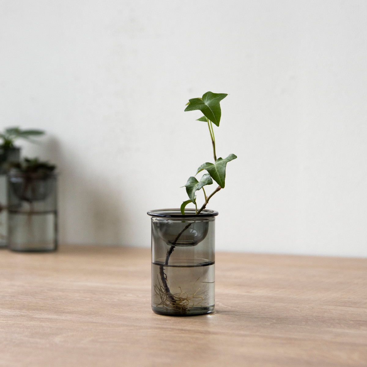 花瓶 MINI BULB VASE 水栽培ガラスベース 7cm 水耕栽培 （ 花器 ガラス