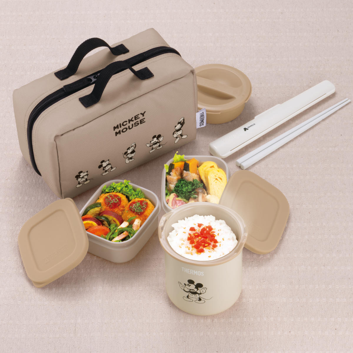 THERMOS（サーモス） 保温弁当箱 ミッフィー ミッキー DBQ-257DS