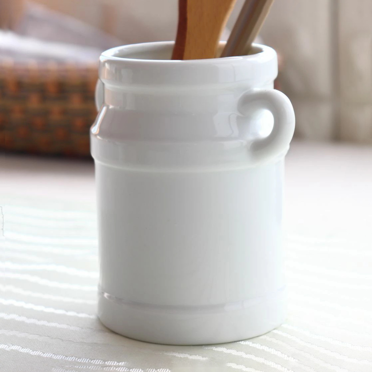 カトラリー スプーンコンテナ キッチン収納 （ 瀬戸焼 日本製 陶磁器 箸 スプーン フォーク スタンド 箸立て 収納 ） | ネクスト | 02