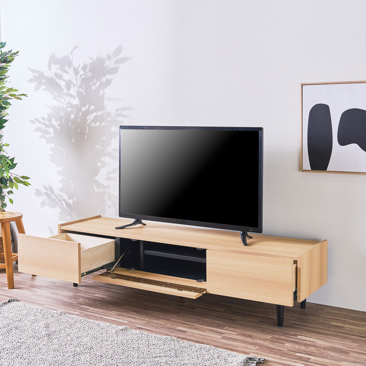 テレビ台 ローボード 幅160cm 完成品 テレビボード AVボード TV台 収納