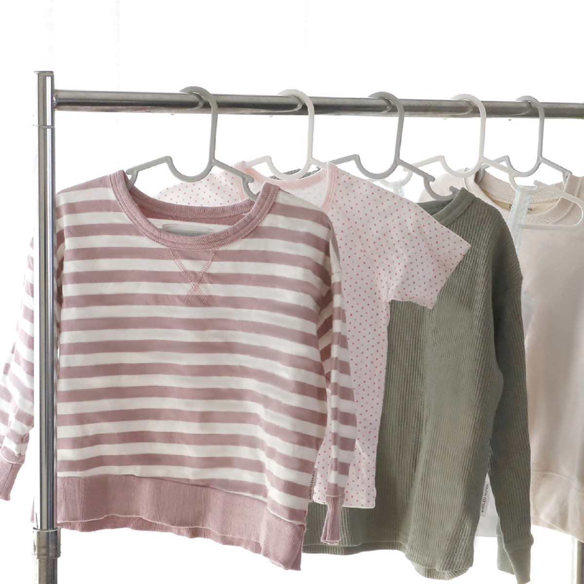 ハンガー 20本組 スリムキッズハンガー The hangers ( 子ども用ハンガー 子供用 キッズハンガー 洗濯ハンガー まとめ買い 洗濯物 物干し シンプル )