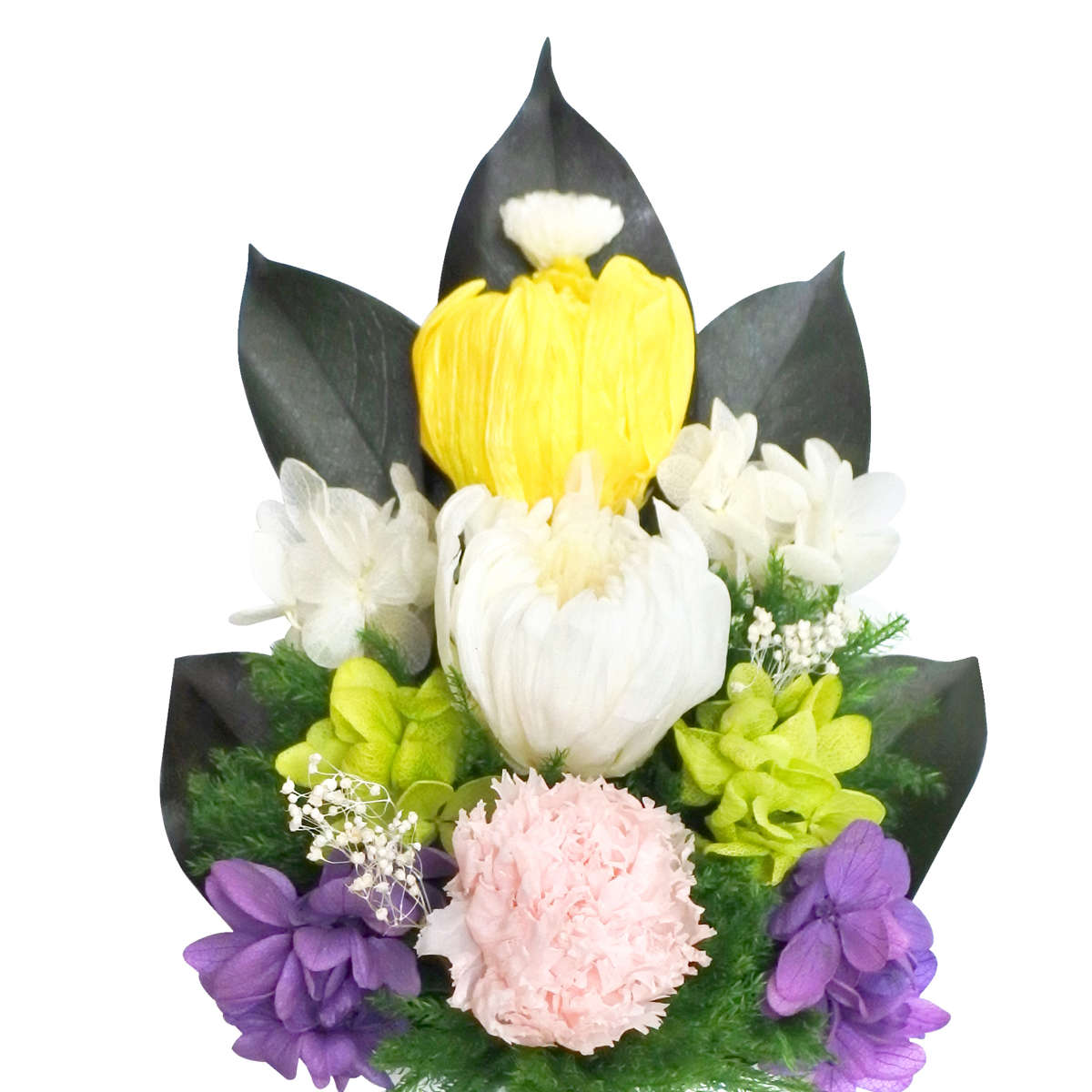 仏花 供え花 プリザーブド仏花 麗蘭 小 プリ...の詳細画像2