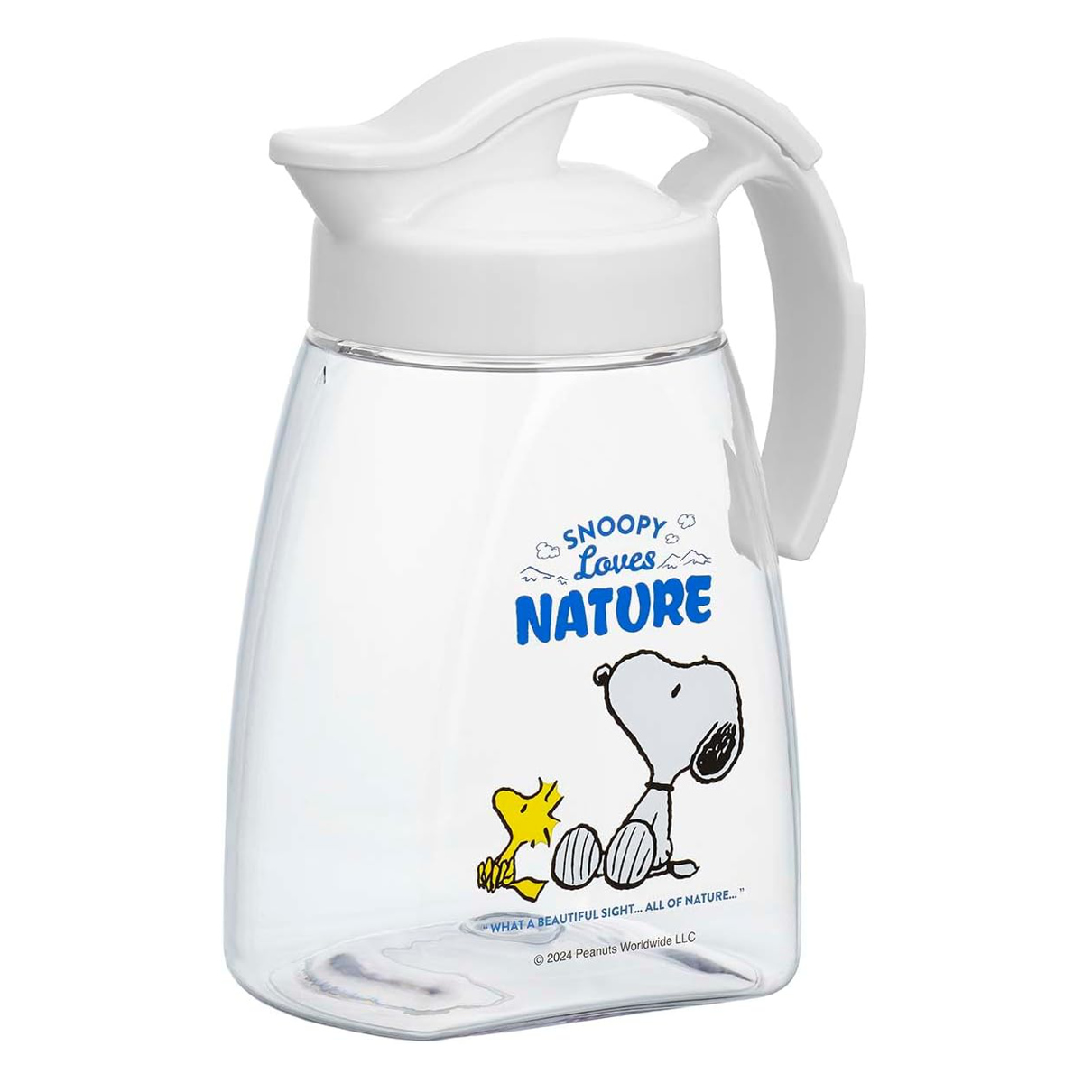 ピッチャー 1.3L SNOOPY スライドピッチャー 冷水筒 （ 横置き 縦置き