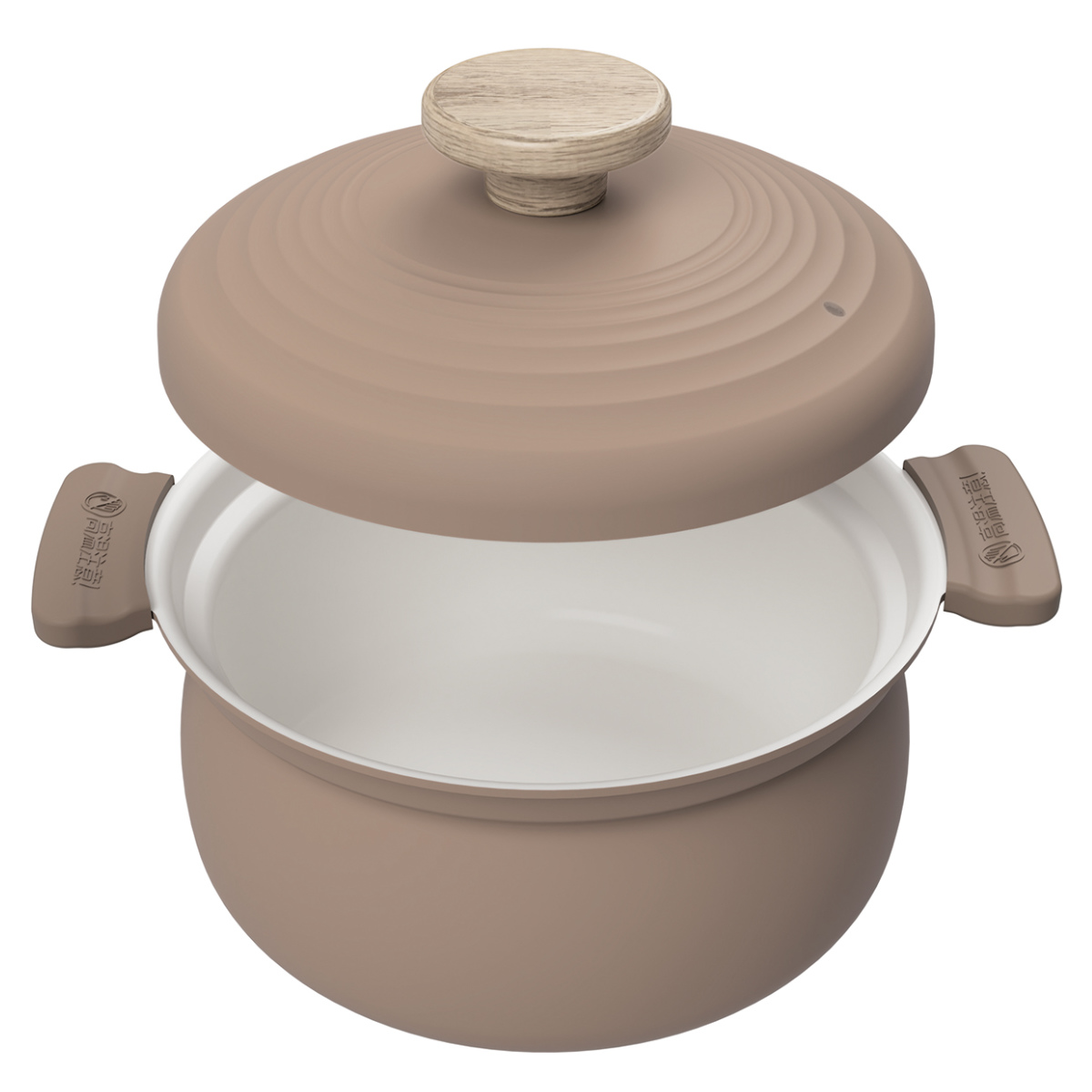 和平フレイズ 卓上鍋 18cm 深型 IH対応 軽いセラミック （ ガス火対応