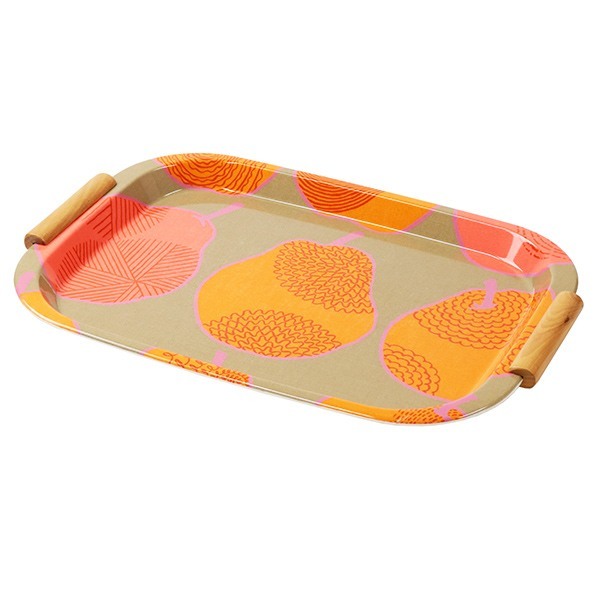 トレー 46cm isso ecco イッソ・エッコ ファブリックトレー 持ち手付き