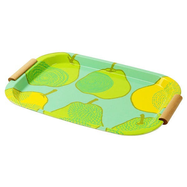 トレー 46cm isso ecco イッソ・エッコ ファブリックトレー 持ち手付き