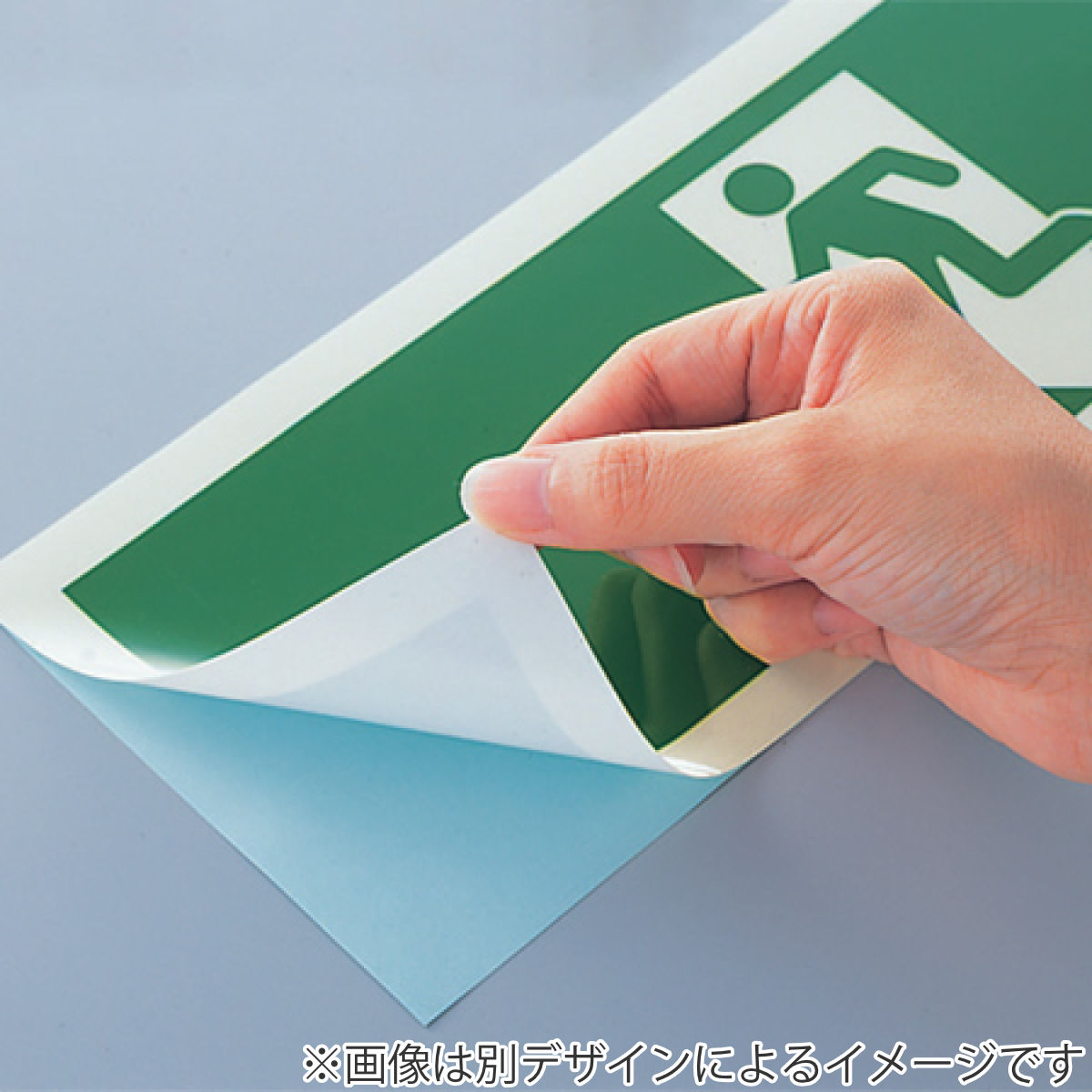 日本緑十字社 非常口マーク標識 避難口誘導 高輝度蓄光タイプ 消防認定