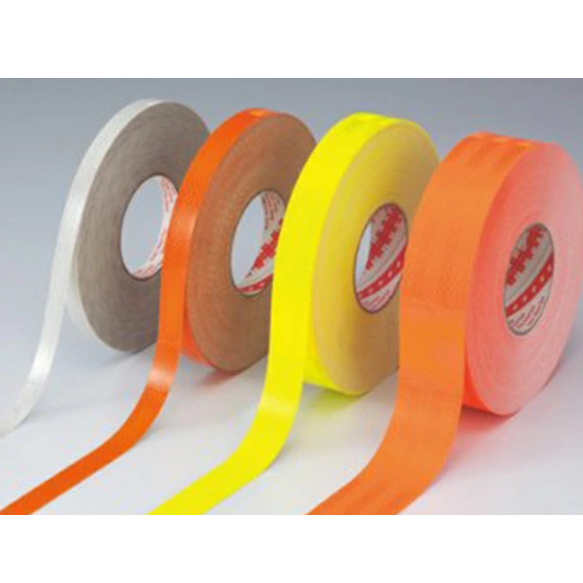 日本緑十字社 反射テープ 高輝度タイプ 3cm×45m オレンジ