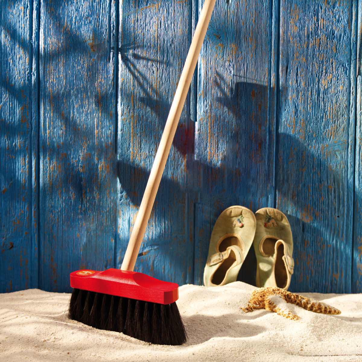 Redecker レデッカー わらほうき 子ども用 室内 天然素材 馬毛 70cm （ 子供用ほうき 箒 室内用 おしゃれ お掃除グッズ お手伝い 木製 ドイツ製 ）