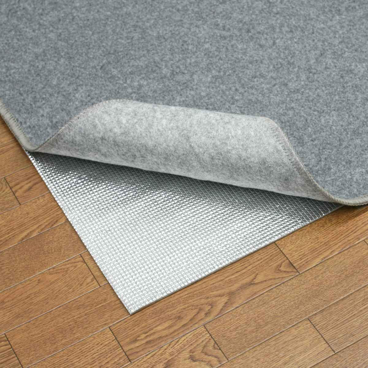 保温シート アルミシート 3畳用 厚手 180×240cm 床 （ 防寒 断熱シート 3畳 省エネ 保温マット アルミマット 断熱 カーペット 防音 ）