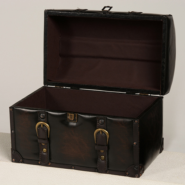 骨董　物入れ HAGiHARA（萩原） トランク アンティーク調 収納ボックス チェスター