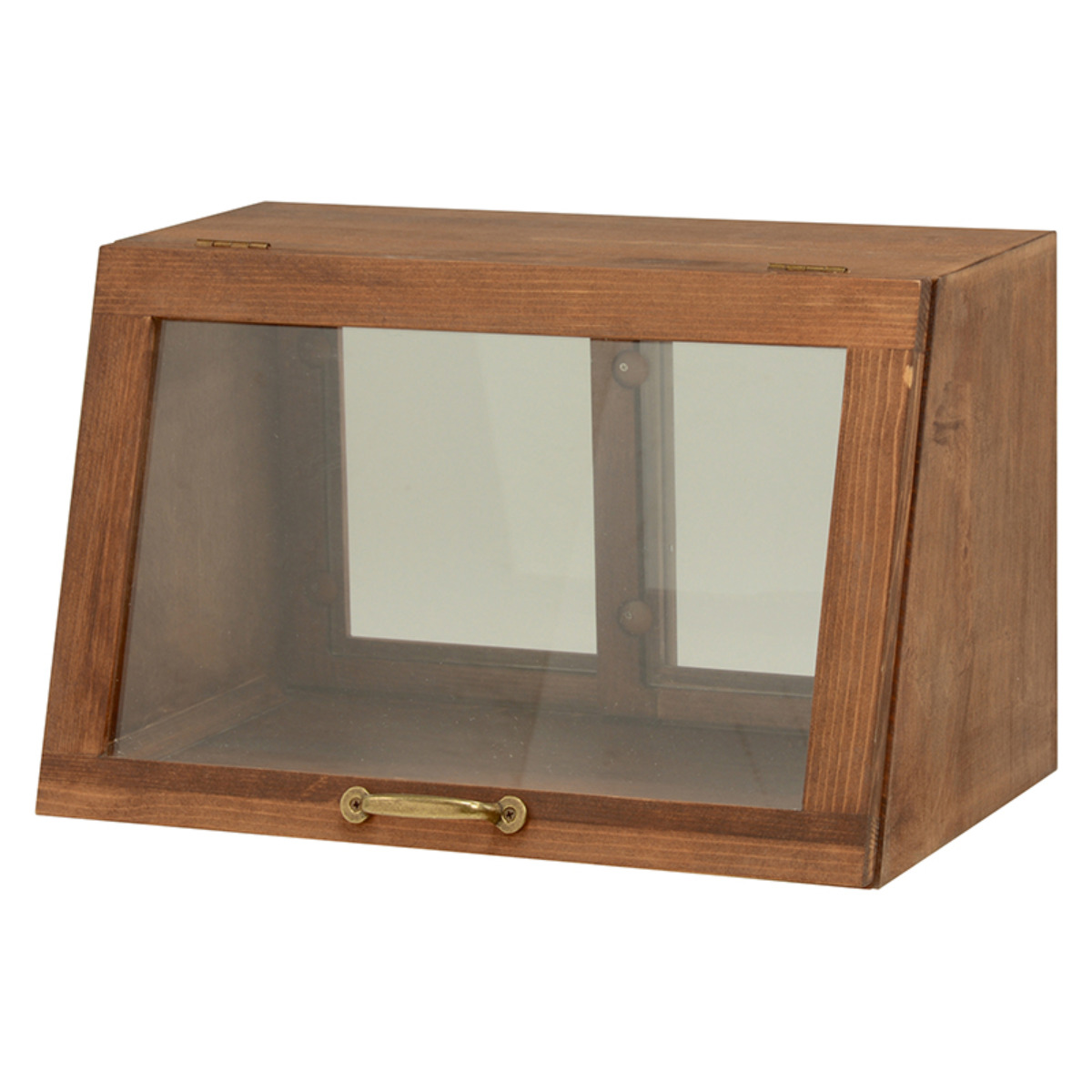 HAGiHARA（萩原） ガラスケース 幅40cm 1段 カウンター上収納 ラック