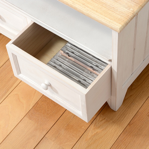 HAGiHARA（萩原） テレビ台 ローボード アンティーク調 シャビーウッド