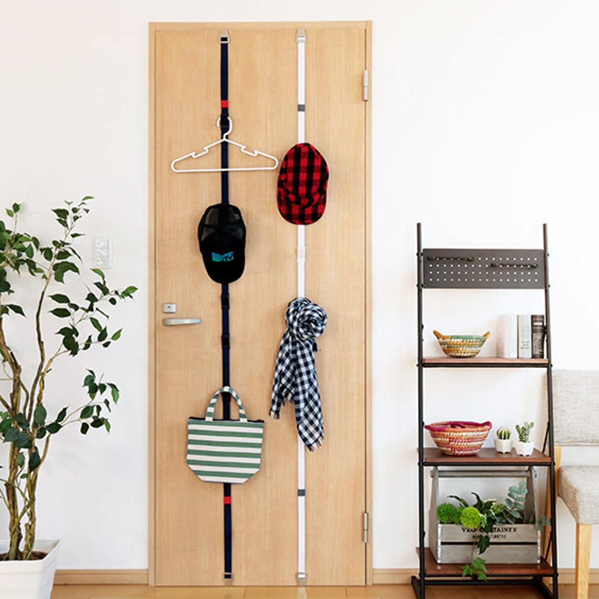 吉川国工業所 ドアフック 6連 ロング ハンガーフック ドアハンガー