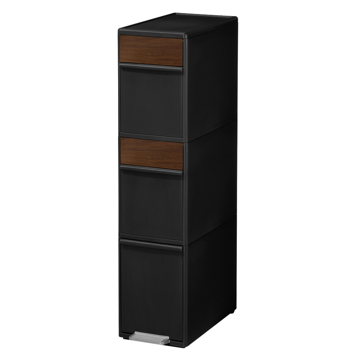 Like-it（ライクイット） 分別ゴミ箱 55L 幅25.5cm 3段 分別 スイング