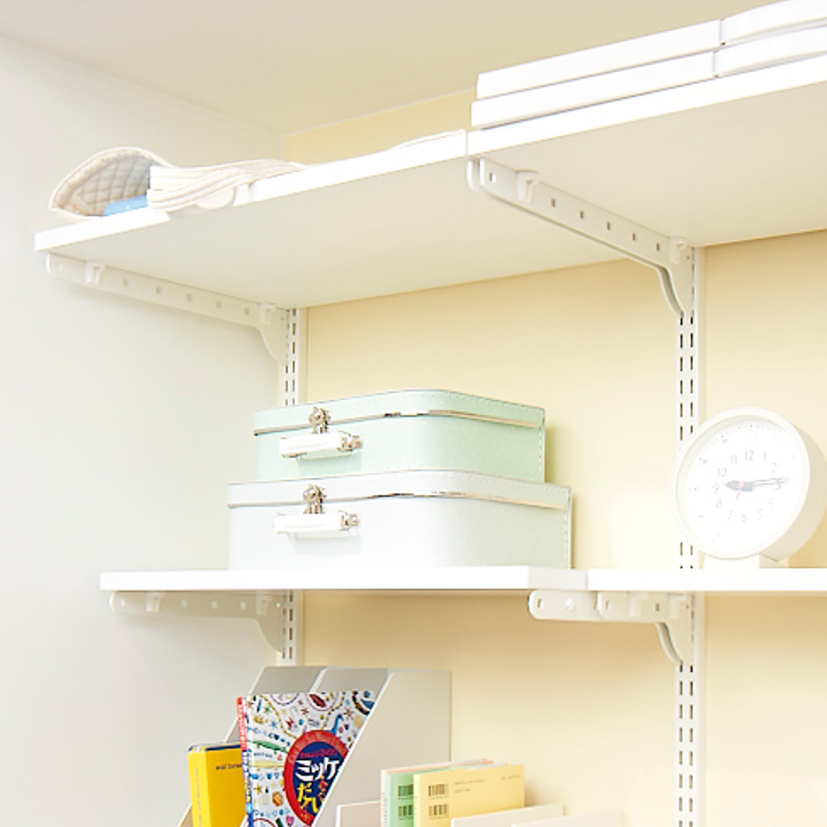 壁面収納 TSセット 棚板 ブラケット 幅45cm 奥行45cm フィットラック