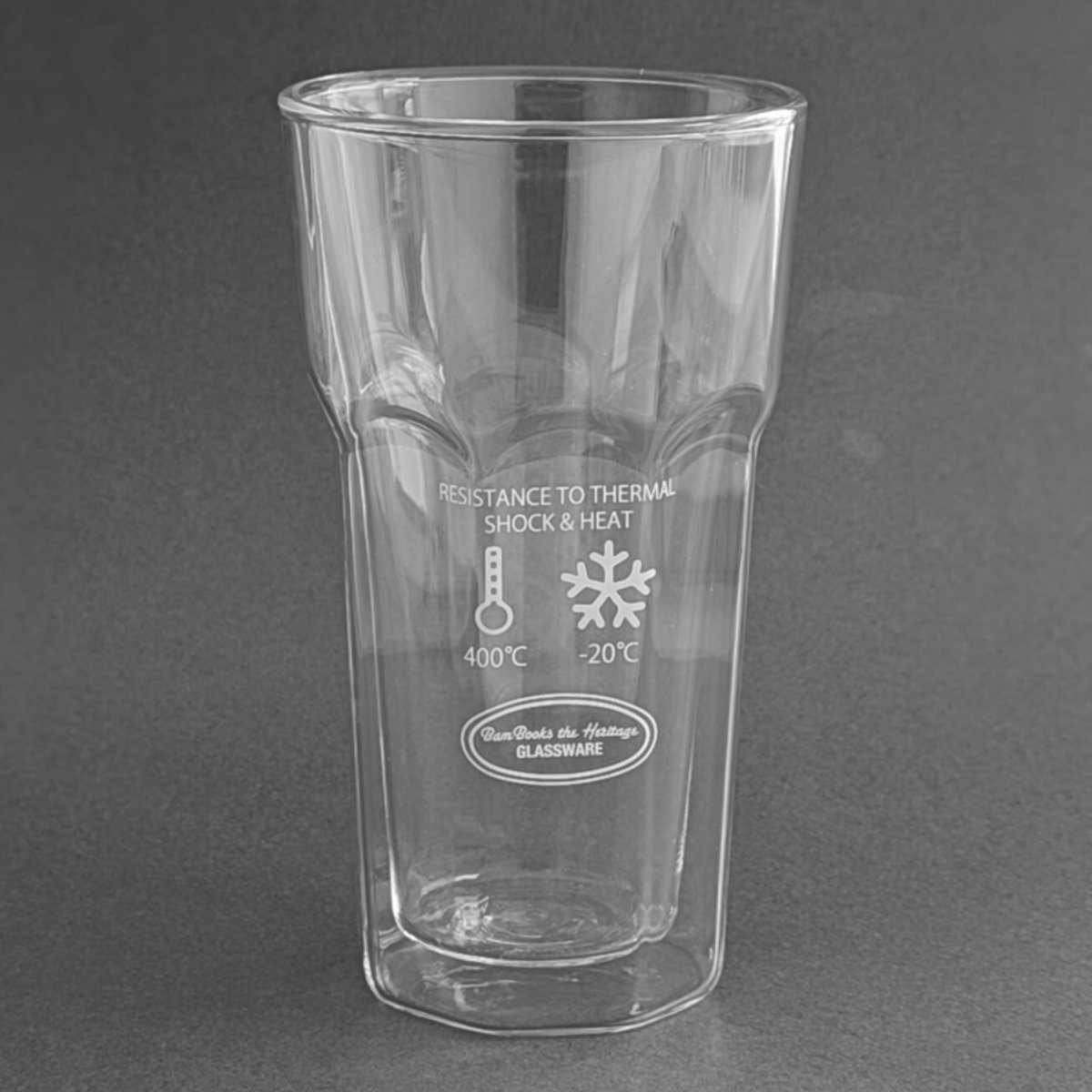 �O���X 400ml DOUBLE WALL OCTAGONAL TUMBLER L �i �K���X �ϔM�K���X �d�q�����W�Ή� �H��@�Ή� �^���u���[ �R�b�v ��d�\�� �j