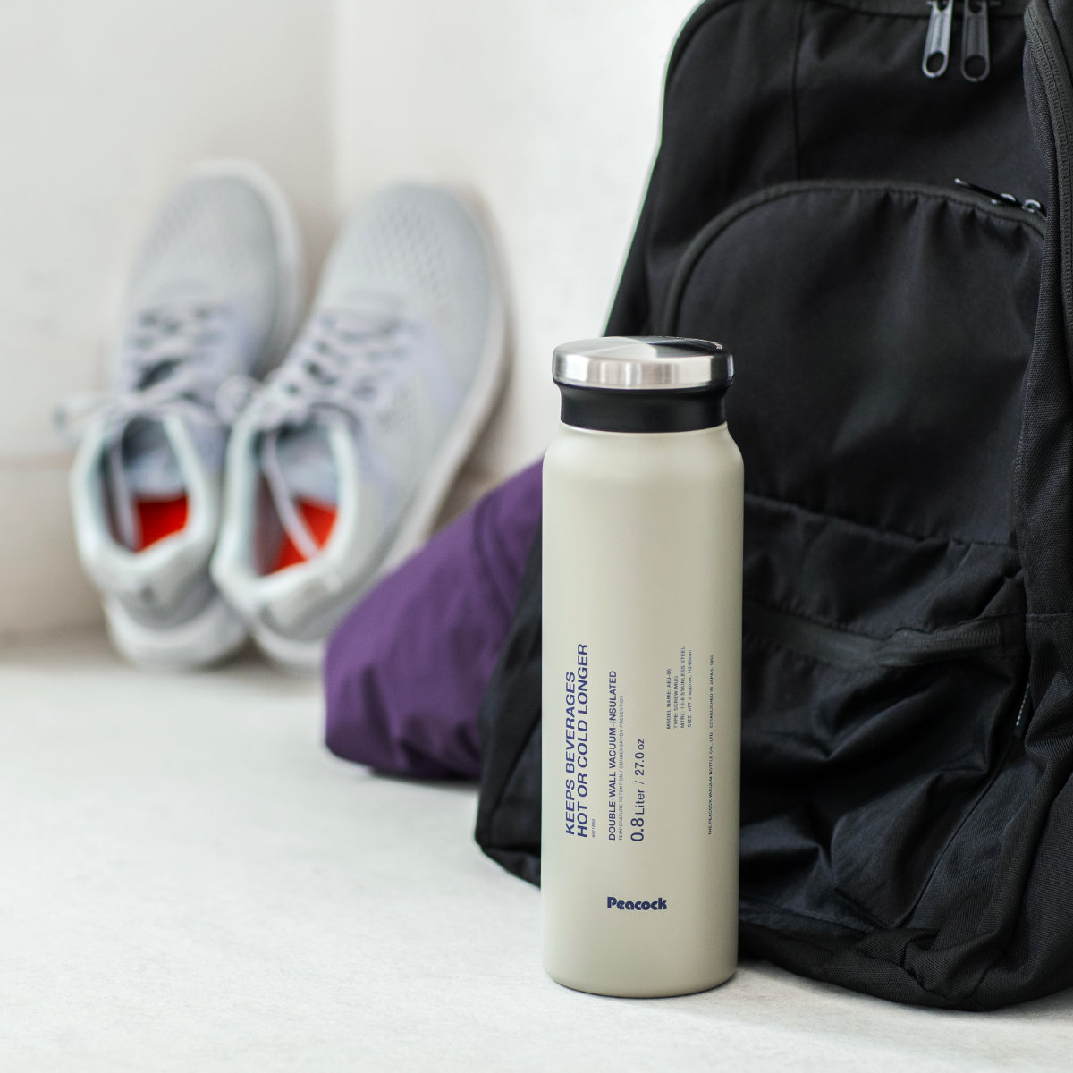ピーコック魔法瓶工業 水筒 800ml ステンレスボトル スクリュータイプ
