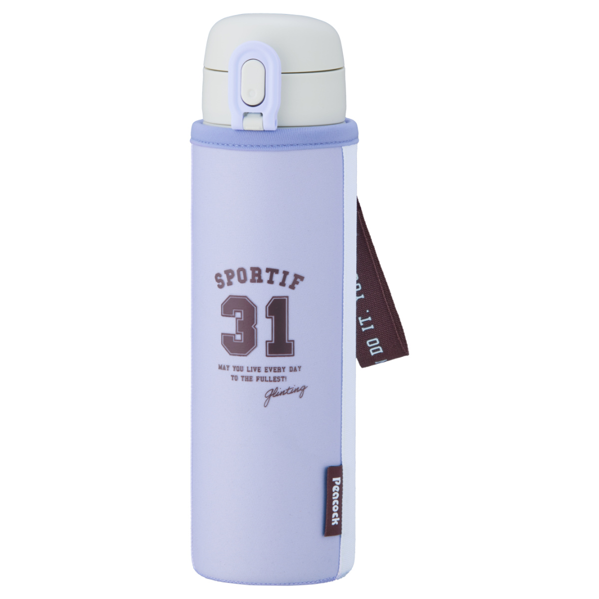 ピーコック魔法瓶工業 水筒 500ml ポーチ付きスクールボトル （ 保冷