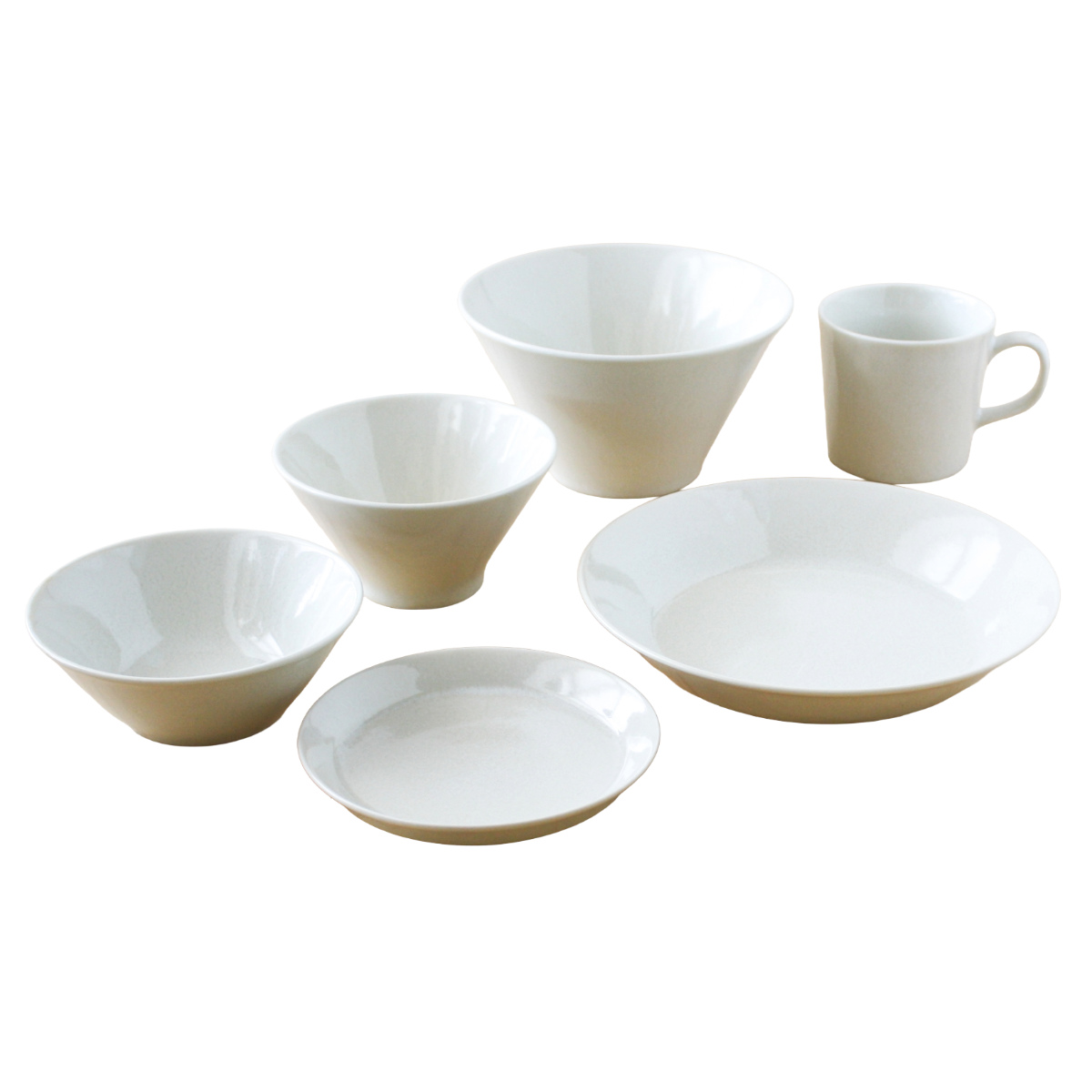 aito製作所 ナチュラル 美濃焼食器 6点セット （ 食洗機対応 電子