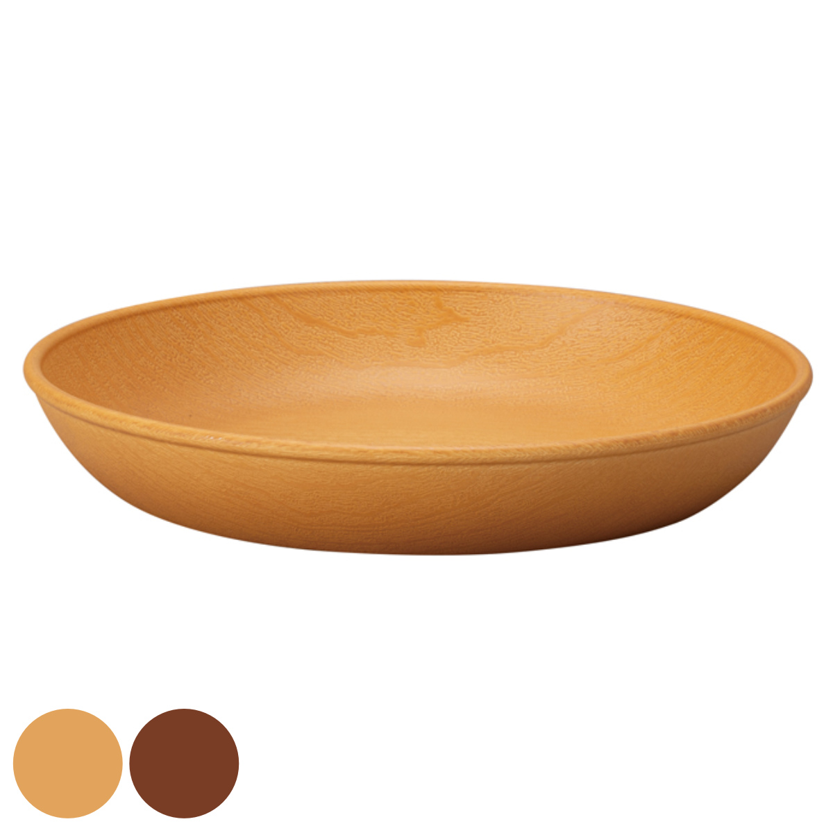 ミタニ プレート 木目サークルプレート S 抗菌加工 （ 電子レンジ対応