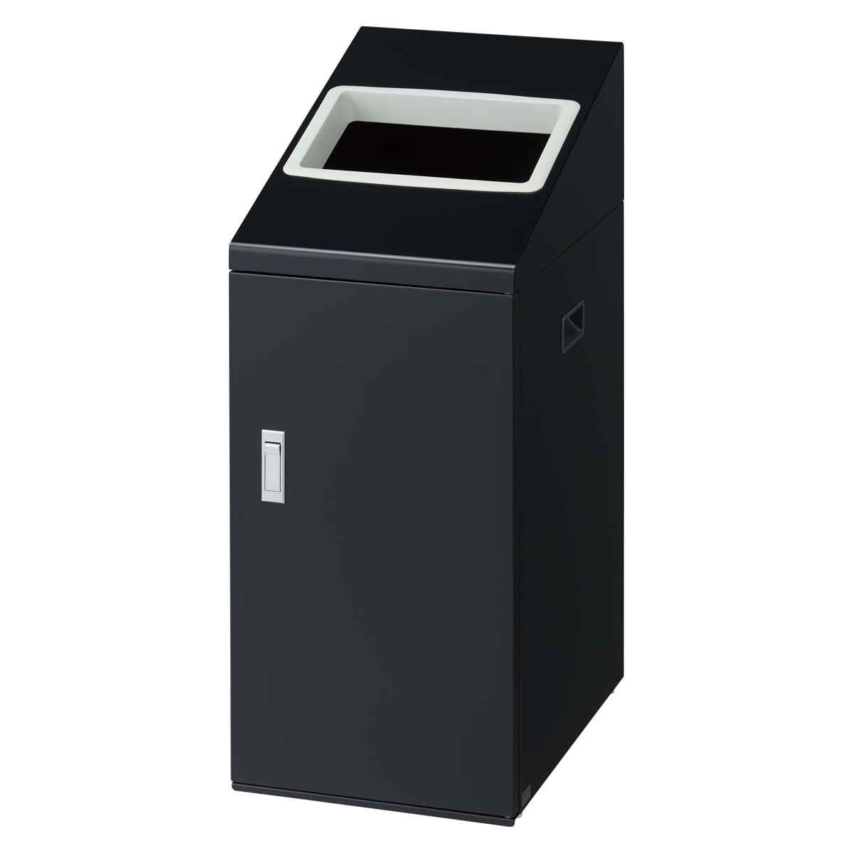 静かに閉まる50リットル多分別ゴミ箱　無垢材ハンドメイド家具 ゴミ箱 リサイクルボックスNTI-50 50L スリム 屋内用 （ 法人限定 山崎