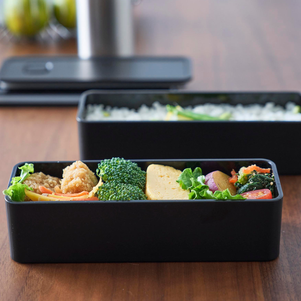 tower 特典付き 山崎実業 バルブ付き密閉ランチボックス タワー 2段