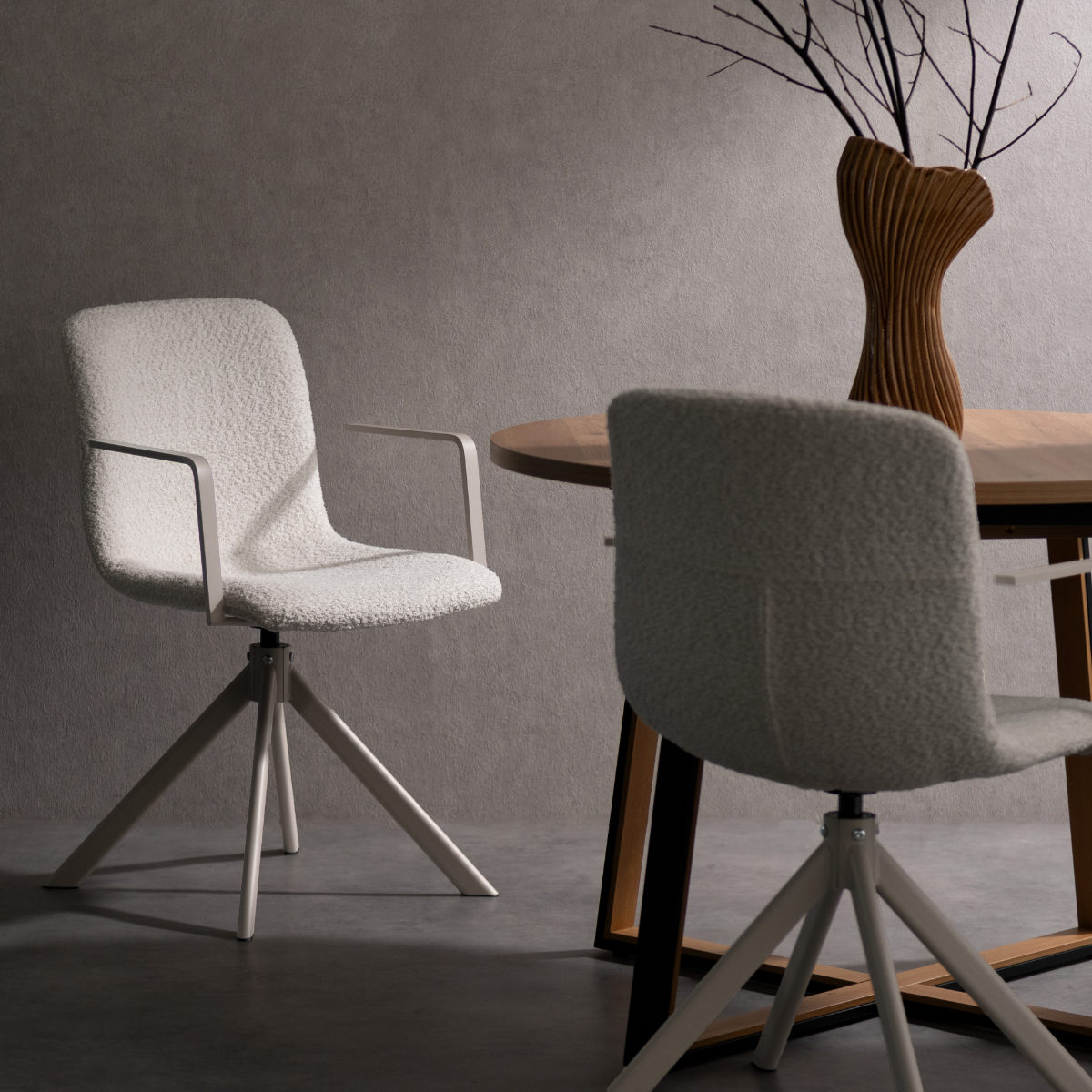 �_�C�j���O�`�F�A ���F2�r�Z�b�g ���ʍ�47cm ��] Signature Studio �i �`�F�A �_�C�j���O �C�X �֎q �u�[�N�����n �H��֎q �I�|�� �I�[�g���^�[���@�\ �j