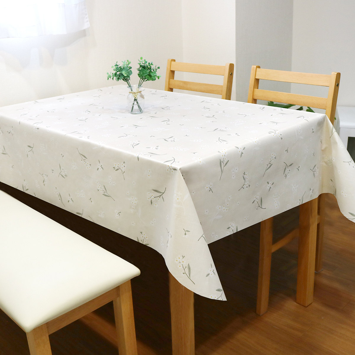 テーブルクロス テーブルクロス ラク拭くテーブルクロス 130cm×170cm （ ビニール 樹脂