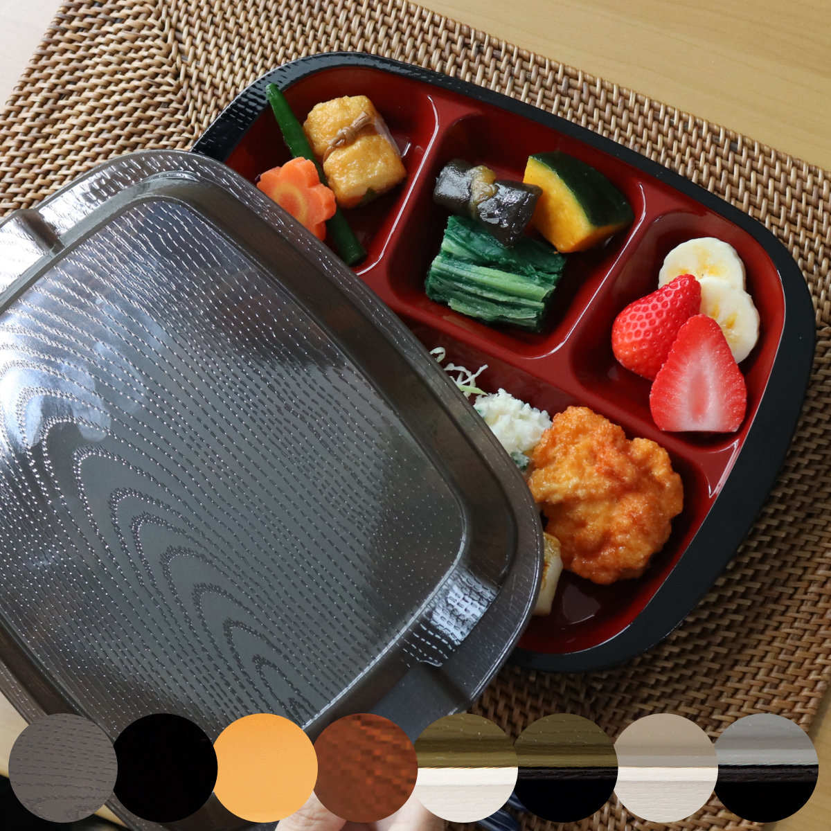 �����`�v���[�g �t�^�t�� �ƕ� HAKOYA �ؖ� 700ml �v���X�`�b�N ���{�� �i �H��@�Ή� �d�q�����W�Ή� �ٓ��� �H�� �����v���[�g �d�؂�M �W�t�� ���u�� �j