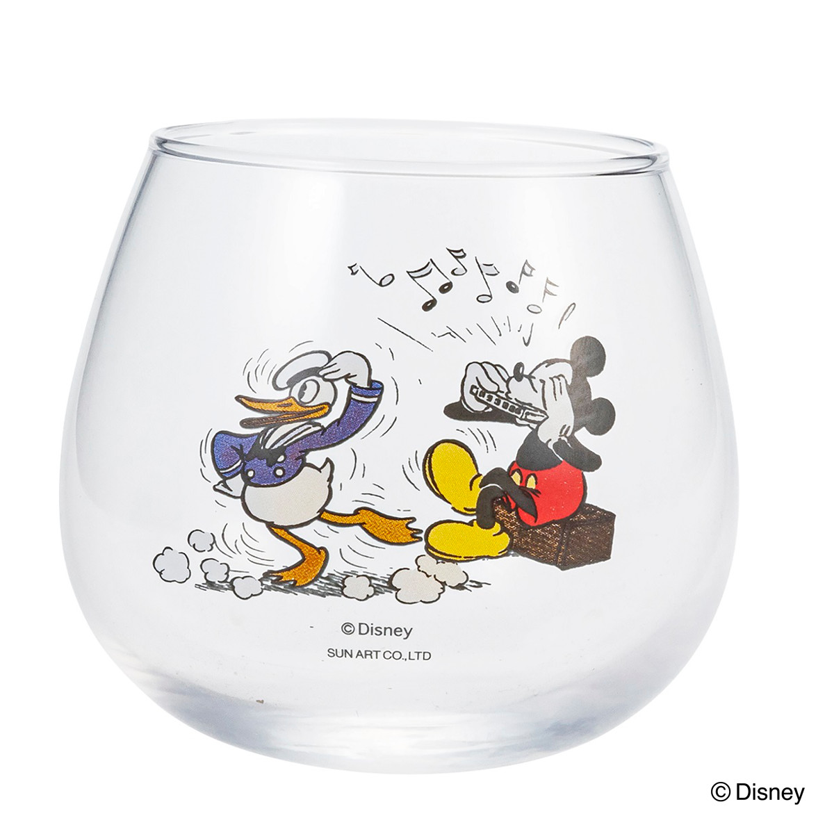 サンアート グラス 290ml ゆらゆらグラス ディズニー （ 日本製 ガラス